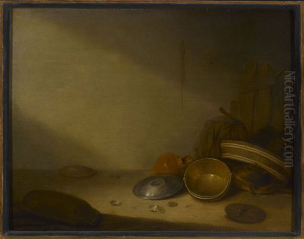 Still life with old dishes - view 1