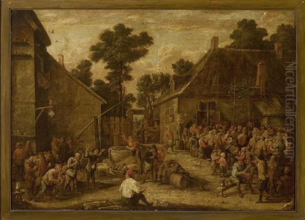 Merry-making in the countryside - view 1
