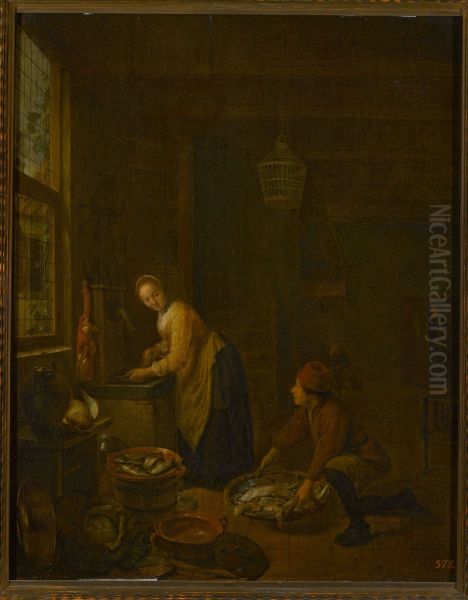 In the kitchen - view 1