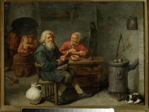 Scene in a tavern