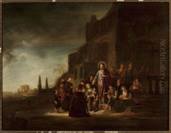 Christ among children - view 1
