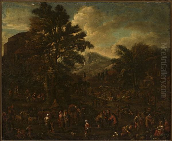 At the market - view 1