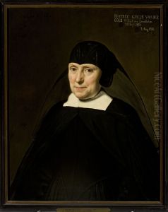 Portrait of Beatrix Gibels van Linschoten by Jan Van Bijlert