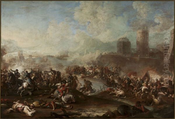 Battle of Christians against the Turks - view 1