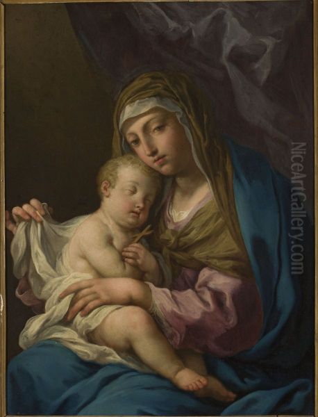 Madonna with sleeping Child Jesus - view 1