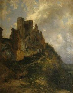 Le Chateau De Lavardin Pres De Tours, Commune De Montoire
