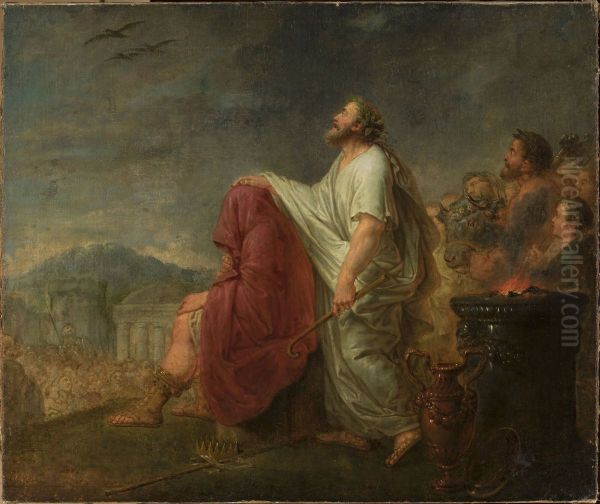 Ancient scene of sacrifice - view 1