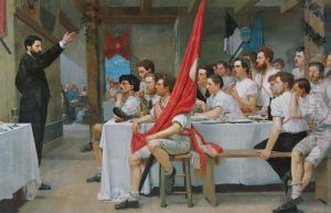 The Gymnasts' Banquet by Ferdinand Hodler
