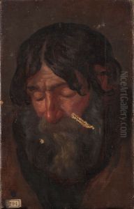 Head of a man by Szymon Czechowicz