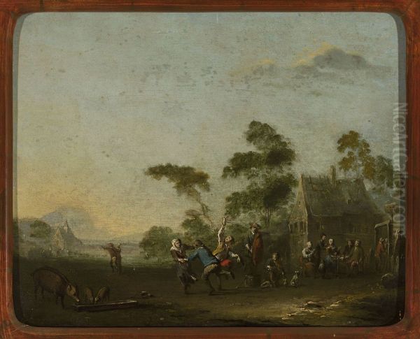 Merry-making in the countryside - view 1