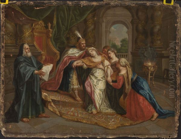 Esther and Ahasuerus - view 1