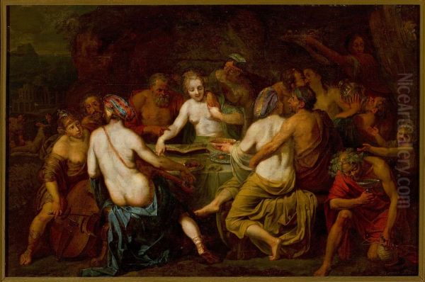 Mankind before the flood (Mt 24:38-39) - view 1