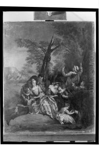 Swing (La conversation interessante) by Jean-Baptiste Pater