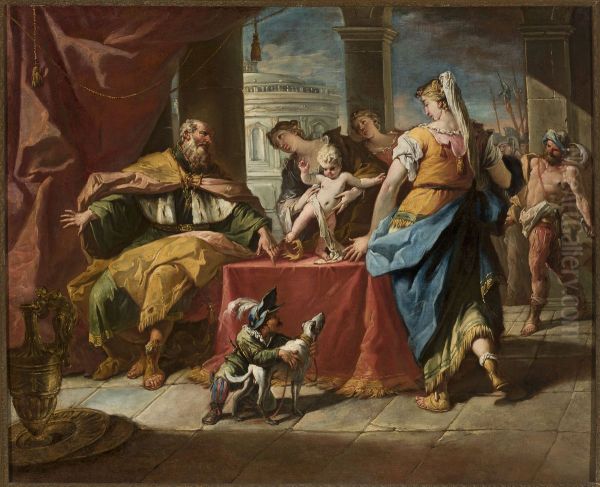 Moses trampling on the Pharaoh's crown - view 1