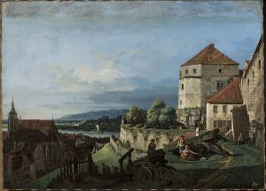 View of Pirna in Saxony