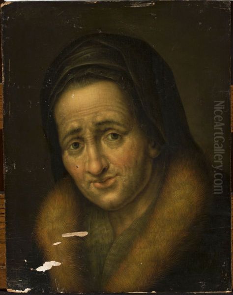 Portrait of an old woman - view 1