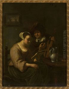 Musical duo with wine Musical duo with wine