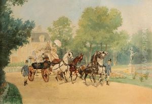 The Outing by Georges Louis Ch. Busson