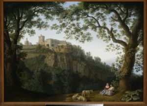 View of the city of Massa near Naples by Jacob Philipp Hackert