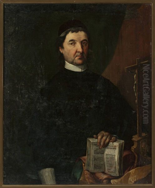 Portrait of a priest (Piarist?) - view 1