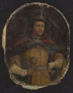 Portrait of a man in a Polish costume by Jerzy Siemiginowski-Eleuter