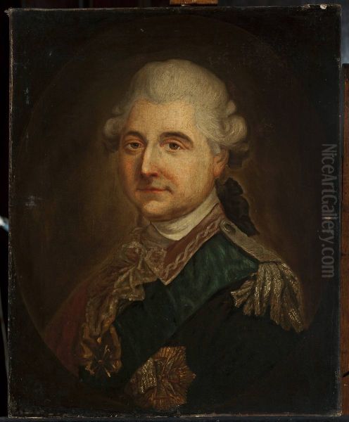 Portrait of Stanislaw August Poniatowski in the uniform of the head of the Corps of Cadets - view 1
