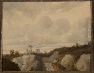 Road among rocks by Jozef Chelmonski
