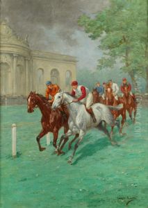 Le Tournant De Chantilly by Georges Louis Ch. Busson