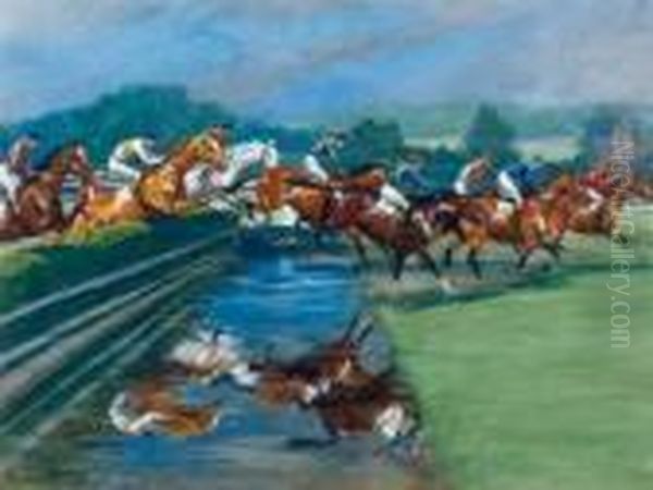 Grand Steeple Chase A Enghien, 26 Mai 1928 - view 1