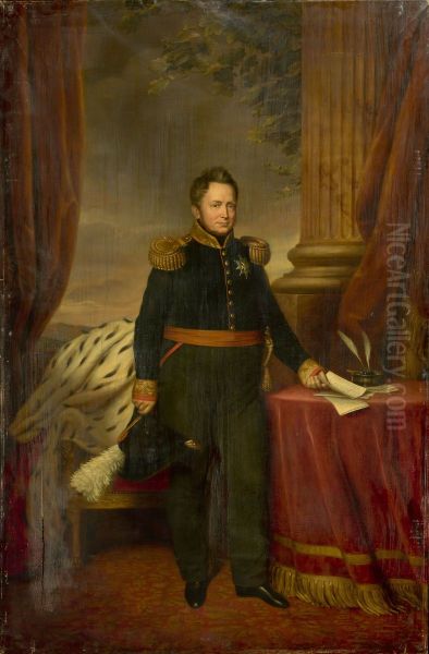 Portrait of William I, king of Netherlands - view 1