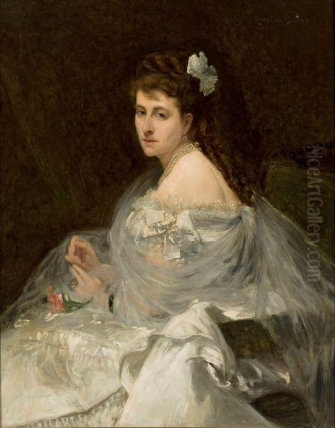 Portret Izabelli z Tyszkiewiczow Tyszkiewiczowej (1835-1907) - view 1