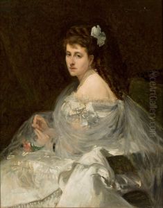 Portret Izabelli z Tyszkiewiczow Tyszkiewiczowej (1835-1907)