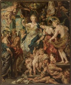 Apotheosis of Maria Medici by (studio of) Rubens, Peter Paul
