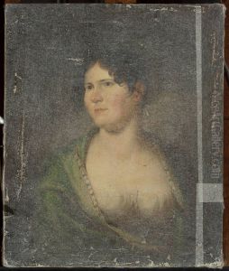 Portrait of a woman in an Empire dress Portrait of a woman in an Empire dress