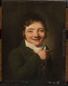 Portrait of Alojzy Zolkowski (father) by Jan Feliks Piwarski