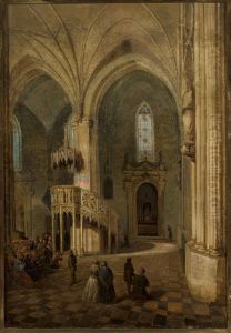Interior of St. John's Cathedral in Warsaw by Marcin Zaleski