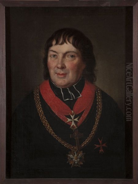 Portrait of Alojzy Osinski (1770-1842), mitred prelate of Olyka - view 1