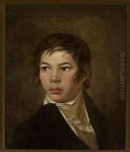 Portrait of Edward Jan Romer (1806-1878) by Jan Rustem