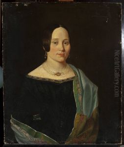 Portrait of Eufemia Wisniewska nee Borman by Aleksander Kokular