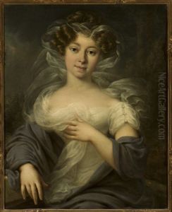 Portrait of Nina Luszczewska nee Zoltowska by Franciszek Ksawery Lampi