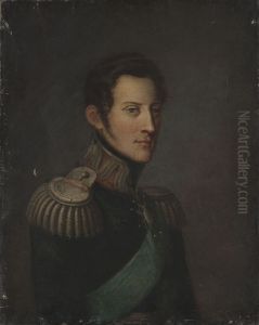 Portrait of Tsar Nicholas I in the Polish general's uniform