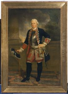 Portrait of Michal Krasinski (1712-1784), marshal general of Bar Confederation by Antoni Brodowski