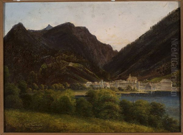 View of the city in the valley - view 1