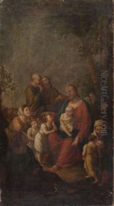Christ blesses children
