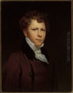 Copy of "Self-portrait" of Antoni Brodowski by Rafal Hadziewicz