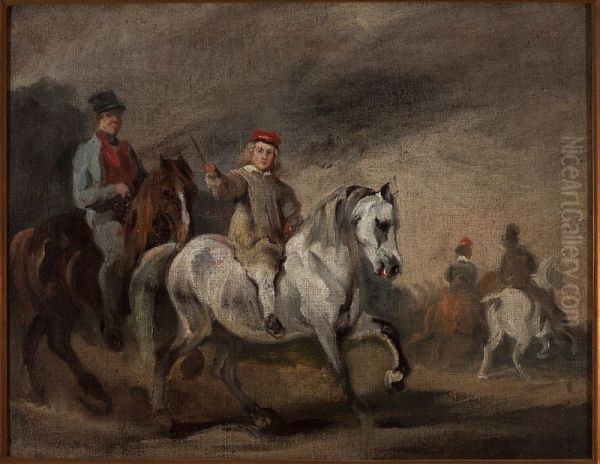 On horseback - view 1