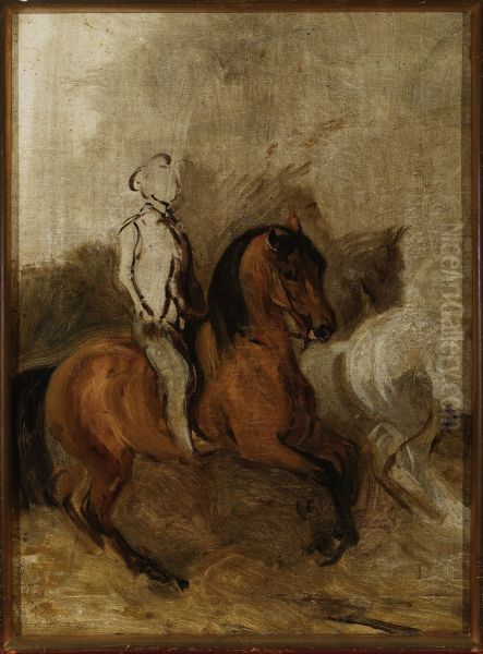 Horseman, sketch - view 1