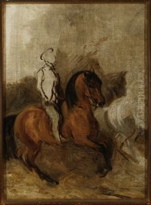 Horseman, sketch by Piotr Michalowski
