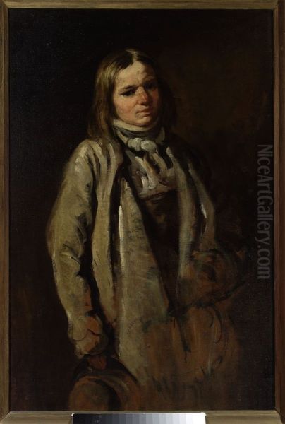 Study of a village boy - view 1