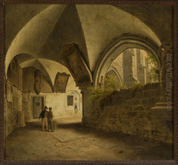 Cloister of the Halberstadt Cathedral - view 1
